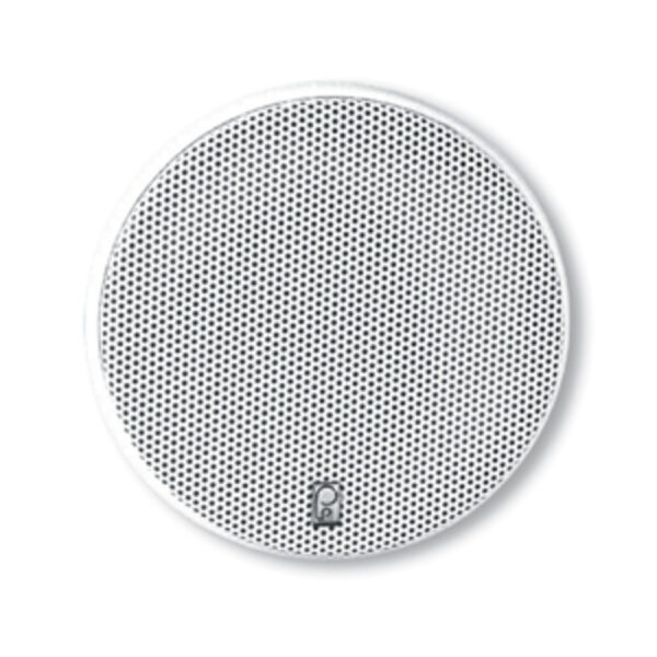 Poly-Planar 5.25" Platinum Round Marine Speaker - (Pair) White