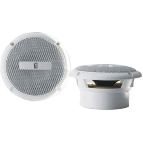 Poly-Planar 3" Round Flush-Mount Compnent Speakers - (Pair) White