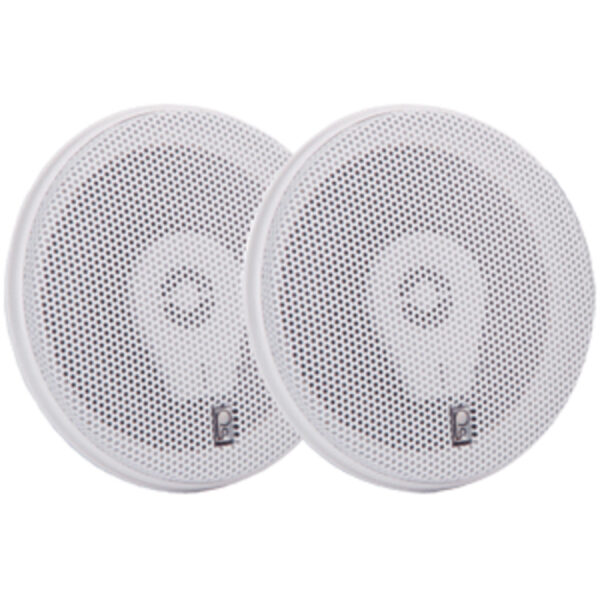 Poly-Planar 6" Titanium Series 3-Way Marine Speakers - (Pair)White