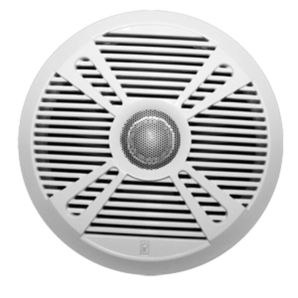 Poly-Planar MA7065 6.5" 2-Way Marine Speaker w/2 Grills - White and Graphite