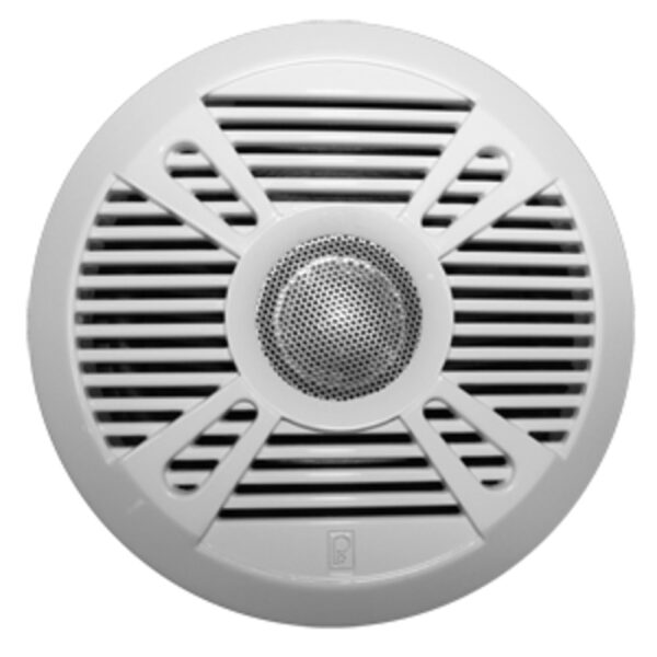 Poly-Planar MA7050 5" 2-Way Marine Speaker w/2 Grills - White and Graphite