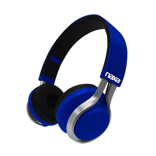 Naxa METRO GO Bluetooth Wireless Headphones - Blue