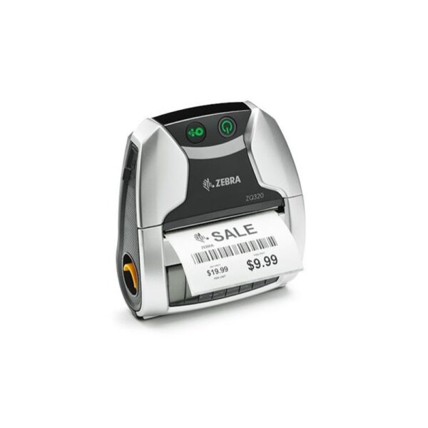 Zebra ZQ320 Portable Monochrome Direct Thermal Label BlueTooth Printer ZQ32-A0W01R0-00