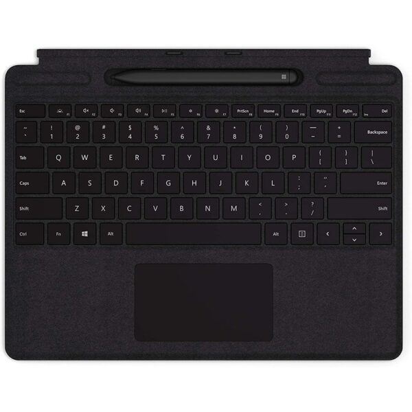 Microsoft Surface Pro X Keyboard With Stylus Trackpad Black QJV-00001