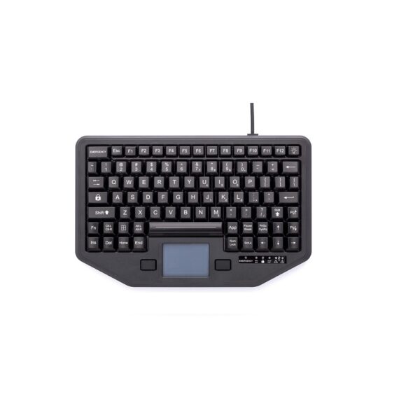 iKey Panasonic Full Travel USB Keyboard w/Touchpad Black IK-88-TP-USB-P