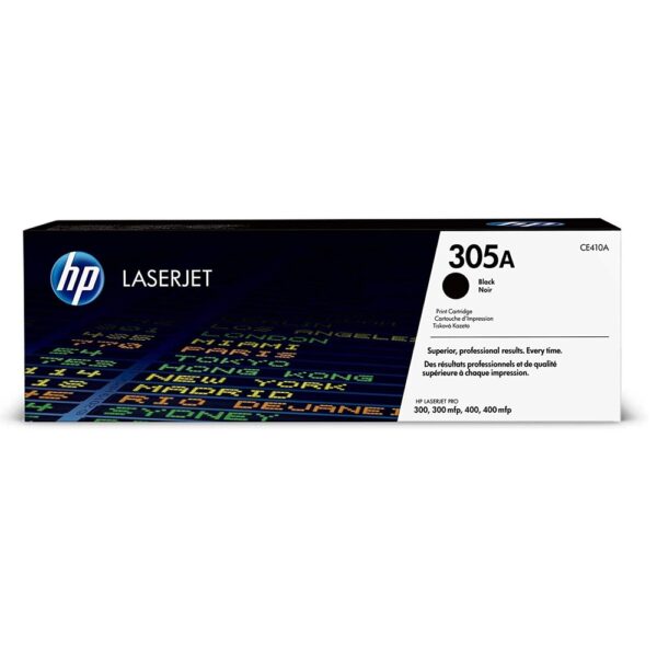 HP 305A Black LaserJet Toner Cartridge 2200 Pages CE410A