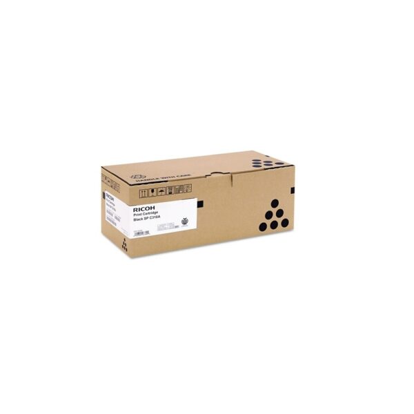 Ricoh Genuine SP C310A 2.5K Yield Black Print Cartridge 406344