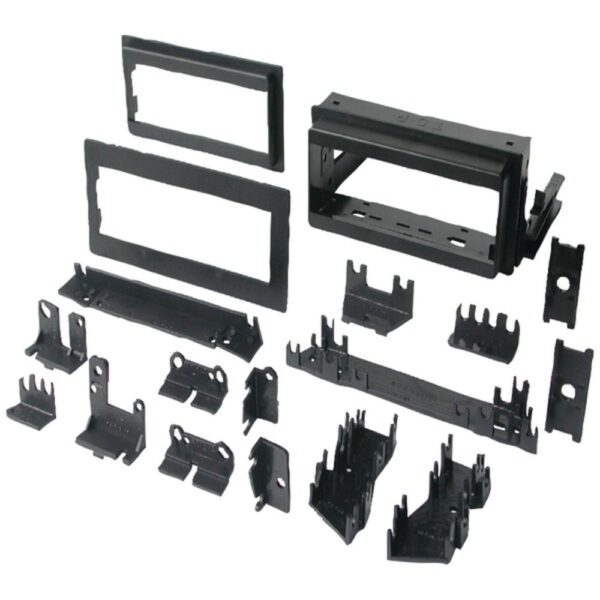 Best Kits and Harnesses BKGM4 In-Dash Installation Kit (GM Universal 1982-2004 with Factory Brackets and Flat, .5" and 1" Trim Plates Single-DIN)