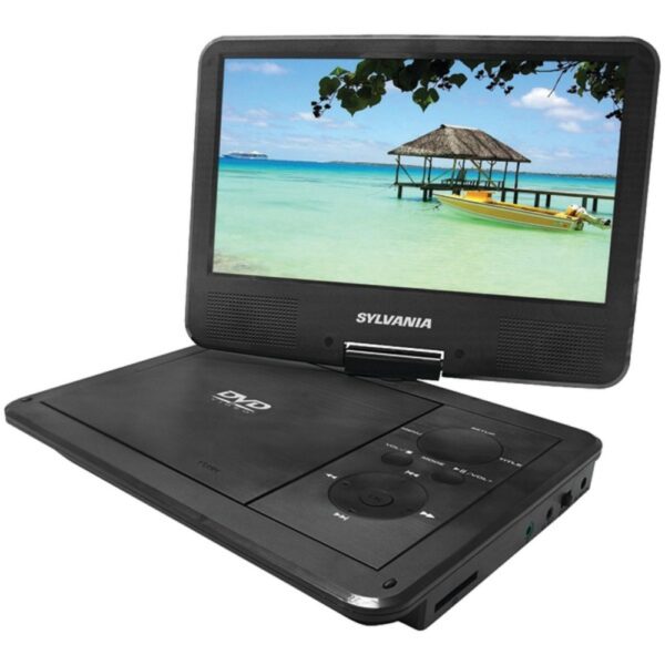 SYLVANIA SDVD9321 9" Swivel-Screen Portable DVD and Media Player with 4-Hour Battery