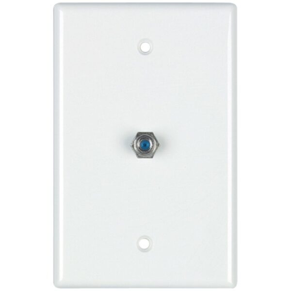 DataComm Electronics 32-2024-WH 2.4GHz Coaxial Wall Plate (White)