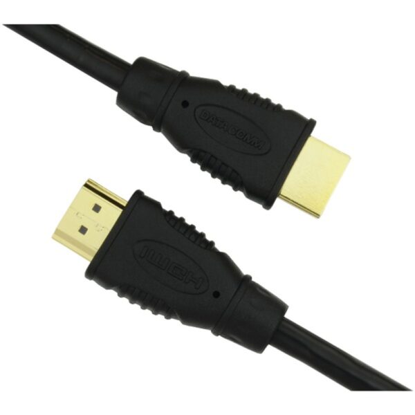 DataComm Electronics 46-1000-BK 10.2Gbps High-Speed HDMI Cable (1.5ft)