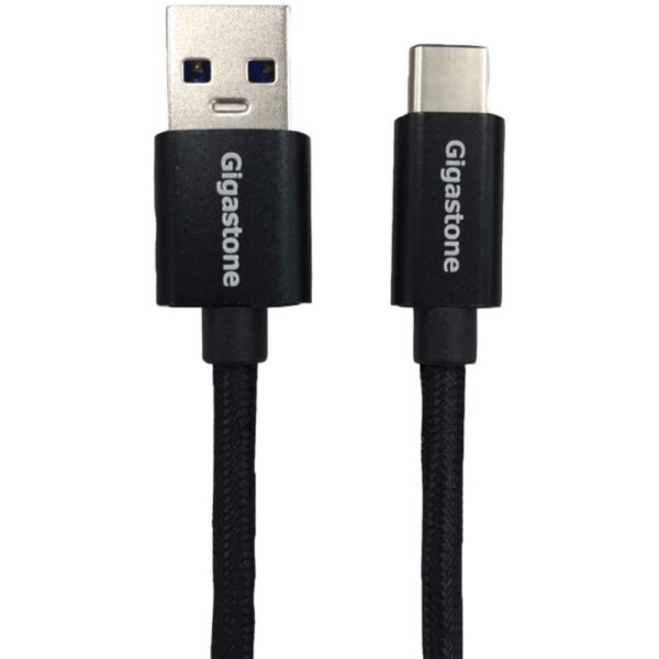 Gigastone GS-BC-6800B-R Charge and Sync USB-C to USB 3.1 Cable, 3.9ft