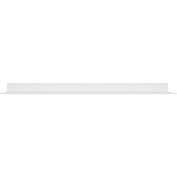 Hangman L-48-W 48-Inch No-Stud Floating Shelf (White Powder Coat)