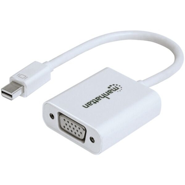 Manhattan 151382 Mini DisplayPort to VGA Adapter Cable, 5.9"