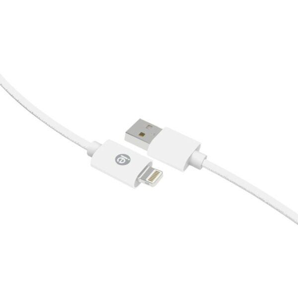 iEssentials IEN-BC6L-WT Charge and Sync Braided Lightning to USB Cable, 6ft (White)