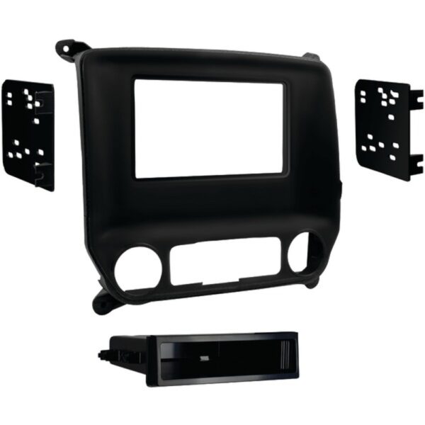 Metra 99-3014G ISO-/Double-DIN Installation Kit for 2014 and Up Chevrolet Silverado 1500/GMC Sierra 1500