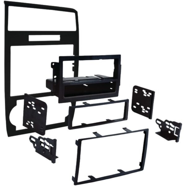 Metra 99-6519B Single-DIN/Double-DIN Installation Kit in Matte Black for 2005 through 2007 Dodge Charger/Magnum