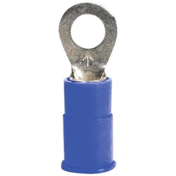 Install Bay BVRT38 Vinyl Ring Terminals (16-14 Gauge, 3/8", 100 pk)