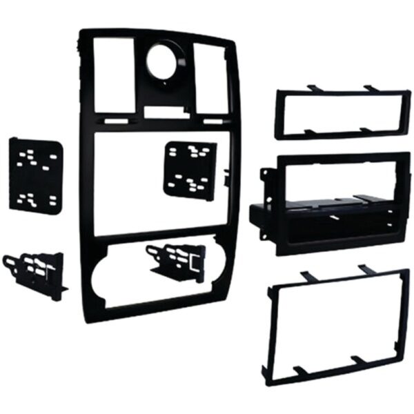 Metra 99-6516B Double-DIN/ISO-DIN with Pocket Installation Kit with OE Bezel for 2005 through 2007 Chrysler 300/300C