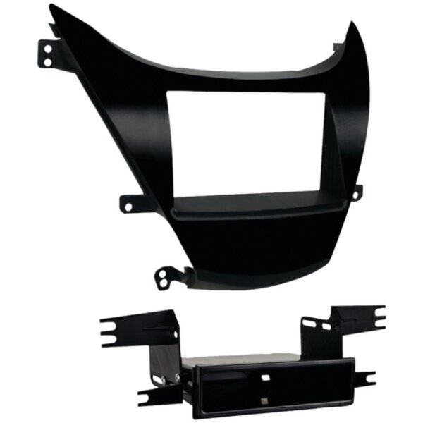 Metra 99-7346B Double-DIN/ISO-DIN with Pocket Installation Kit for 2011 through 2013 Hyundai Elantra