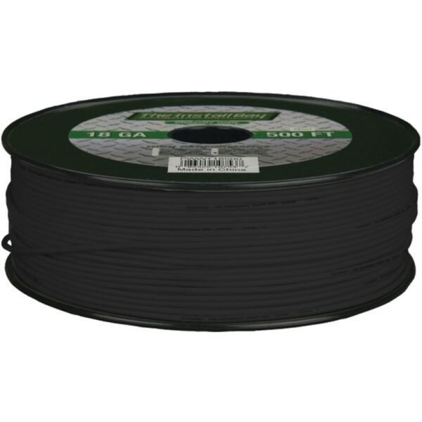 Install Bay PWBK18500 18-Gauge Primary Wire, 500ft (Black)