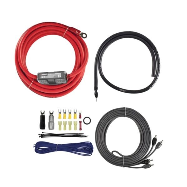 T-SPEC V8-AK4 v8 SERIES 4-Gauge 1,500-Watt Amp Installation Kit with RCA Cables