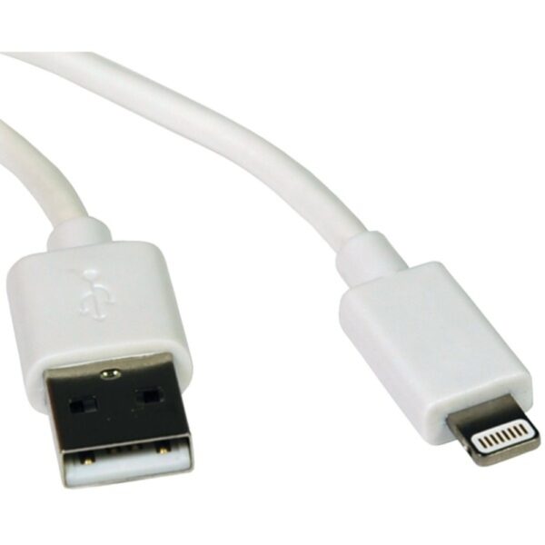 Tripp Lite M100-006-WH Charge and Sync USB Cable with Lightning Connector, 6 Feet