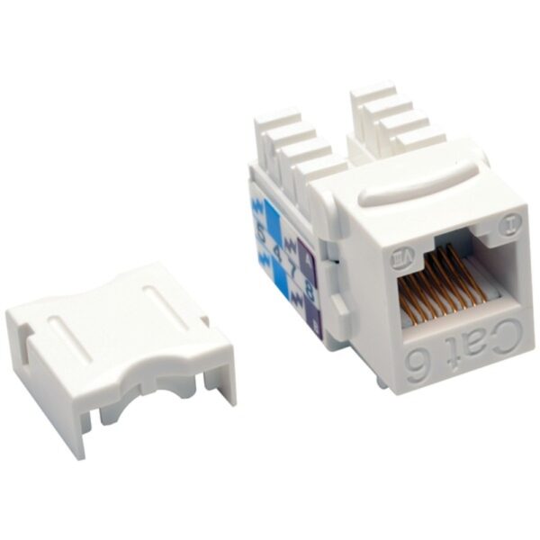 Tripp Lite N238-001-WH CAT-6/CAT-5E 110-Style Punch-down Keystone Jack (White)
