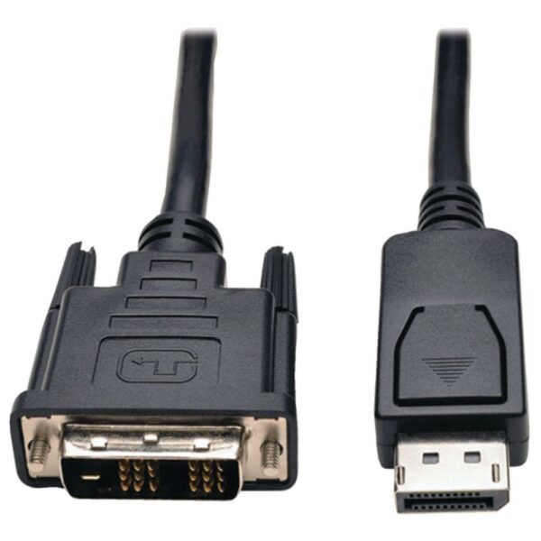 Tripp Lite P581-010 DisplayPort to DVI-D Single-Link Adapter Cable with Latches, 10ft