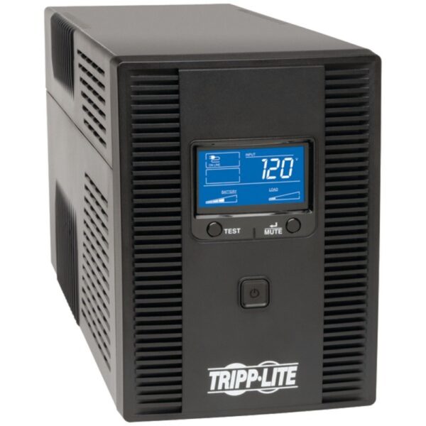 Tripp Lite SMART1500LCDT SmartPro LCD Tower Line-Interactive 1,500VA UPS with LCD Display and USB Port