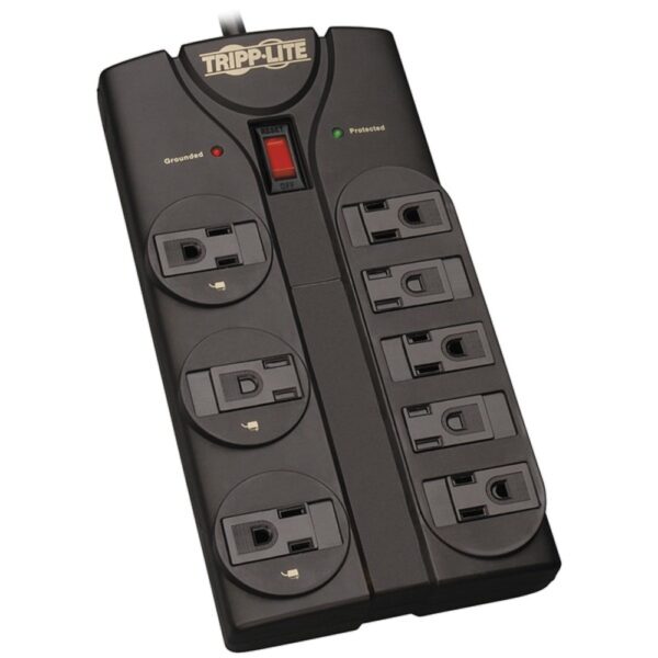 Tripp Lite TLP808B Protect It! 8-Outlet Surge Protector, 8ft Cord