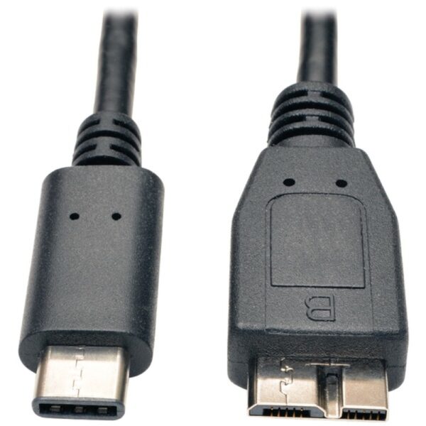 Tripp Lite U426-003 USB-C Male to USB-B Male Micro USB 3.1 Cable, 3ft