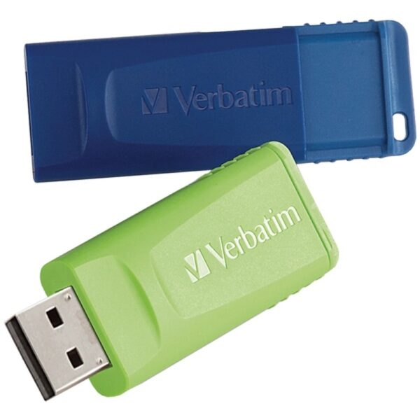 Verbatim 98713 16GB Store 'n' Go USB Flash Drive (2 pk; Blue and Green)