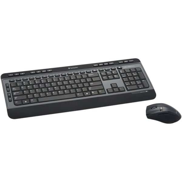 Verbatim 99788 Wireless Multimedia Keyboard and 6-Button Mouse Combo