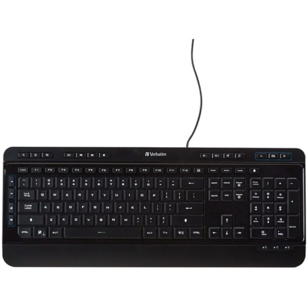 Verbatim 99789 Illuminated Wired Keyboard