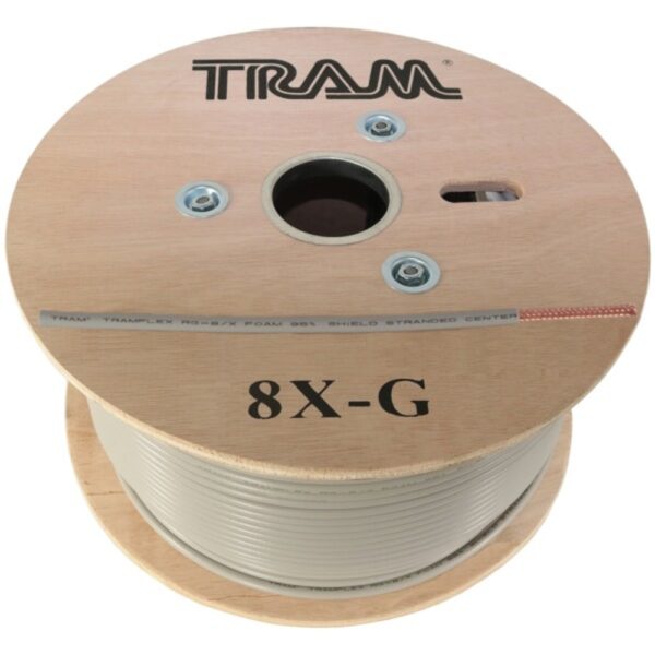 Tram 8X-G RG-8X Tramflex Precision RF Coax Cable (500 Feet)