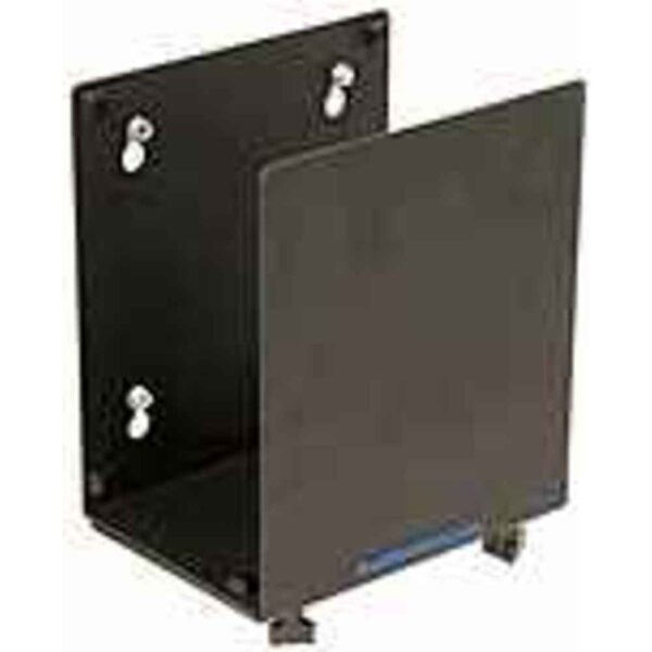 Rack Solutions Wall Mount for UPS, Desktop Computer - Black Powder Coat - 40 lb Load Capacity