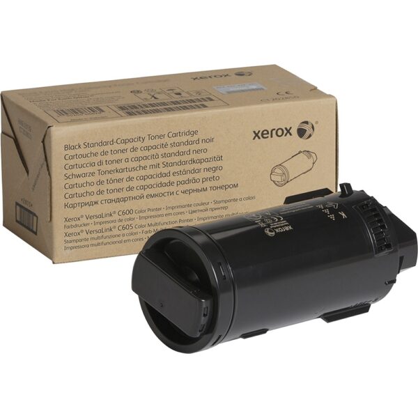 Xerox Toner Cartridge - Black - Laser - Standard Yield - 1 Each