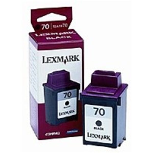 Lexmark 12A1970 No. 70 Print Cartridge for ColorJet 3200, 5700, 5770 - 600 Pages Yield - Black