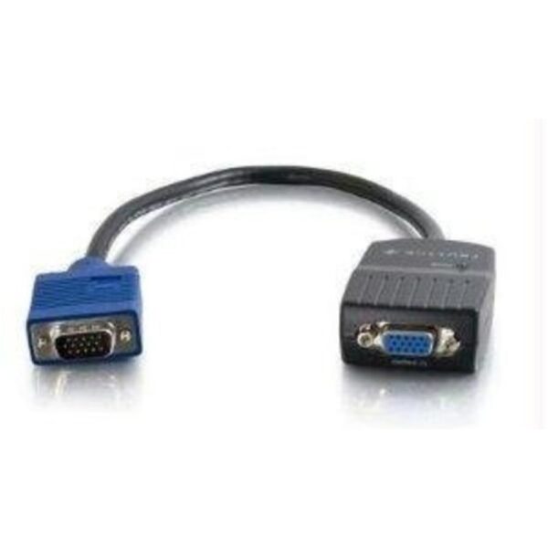 Cables To Go 29587 1.0 Feet USB Powered Splitter Cable - HD15 Male/Female - Black