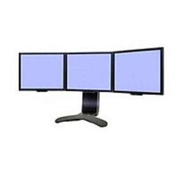 Ergotron 33-296-195 LX Triple Monitor Lift Stand - Black