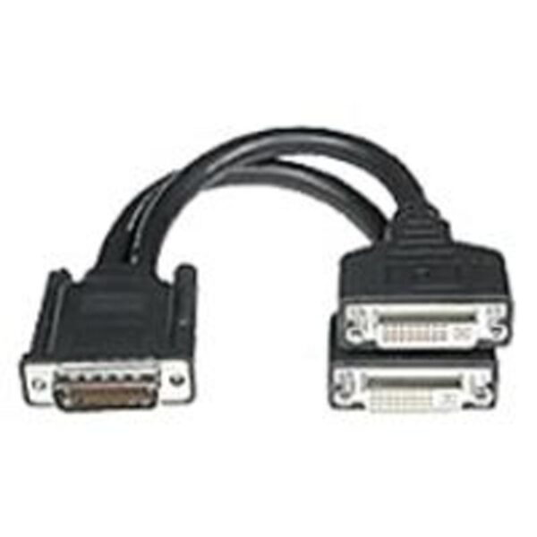 Cables To Go 38064 9-inch DVI Cable - 1 x DMS-59 - Male, 2 x 29-pin - DVI-I - Female