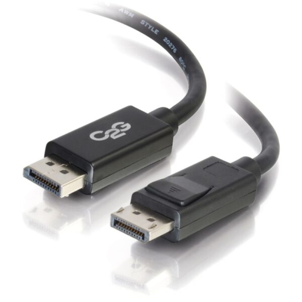 C2G 15ft 8K DisplayPort Cable - 4K to 8K DisplayPort Cable - M/M - DisplayPort for Notebook, Monitor, Audio/Video Device - 15 ft - 1 x DisplayPort Male Digital Audio/Video - 1 x DisplayPort Male Digital Audio/Video - Black