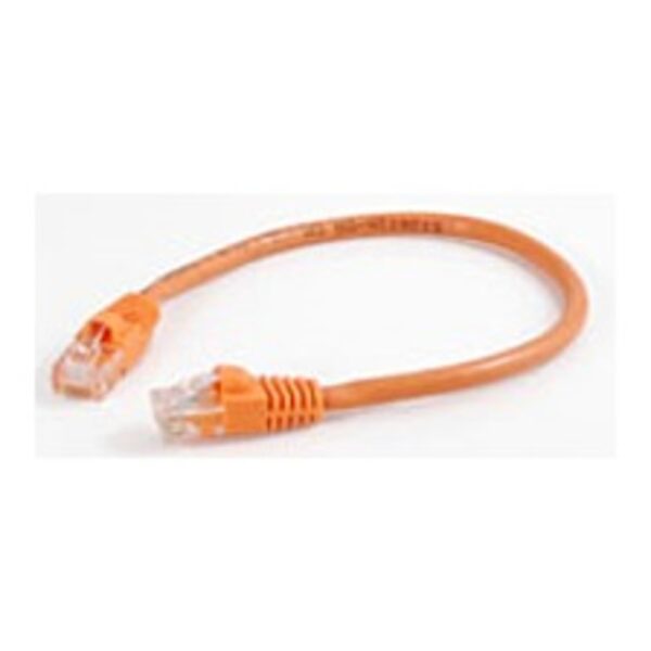 Quiktron Value Series 576-140-007 7 Feet Booted Cat6 Patch Cable - Orange