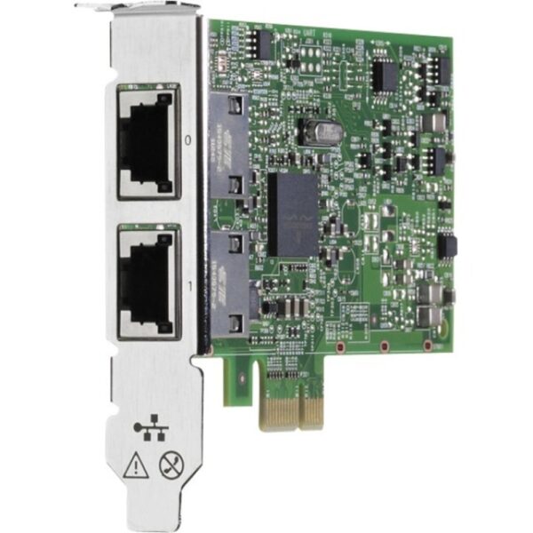 HPE Ethernet 1Gb 2-port 332T Adapter - PCI Express x1 - 2 Port(s) - 2 x Network (RJ-45) - Full-height, Low-profile