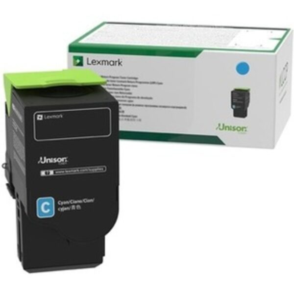 Lexmark Unison Toner Cartridge - Cyan - Laser - Extra High Yield - 5000 Pages