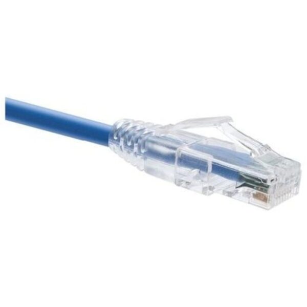 Unirise ClearFit 893339038260 10004 3 Feet Snagless UTP PVC Patch Cable - Category 6 - 1 x RJ-45 Male, 1 x RJ-45 Male - Blue