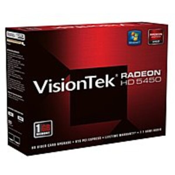 VisionTek 900358 ATI Radeon HD 5450 BB2 Graphics Card - PCI Express 2.1 x16 - 1 GB DDR3 SDRAM - HDMI, DVI/VGA