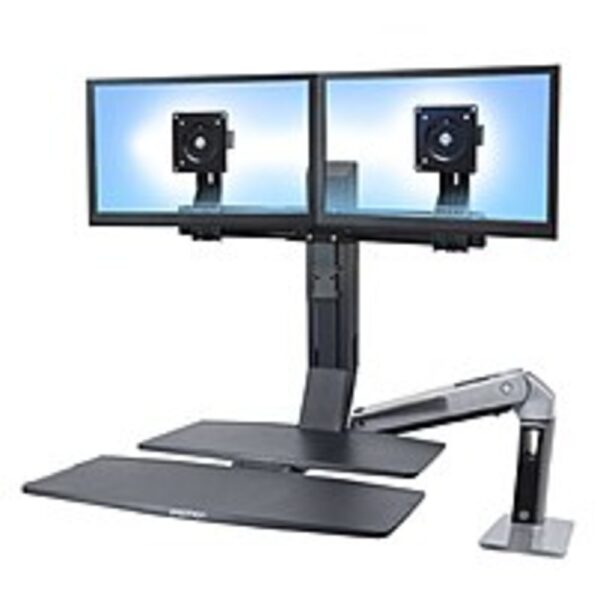 Ergotron 97-615 Tall-User Kit for WorkFit 22.0-inch Dual Mount - 28.0 lbs