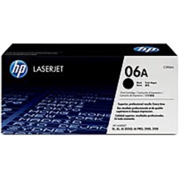 HP Laserjet C3906A Toner Cartridge for 5L, 5L xtra, 5L-fs, 6L, 6Lse, 6Lxi - 2500 Pages - Black